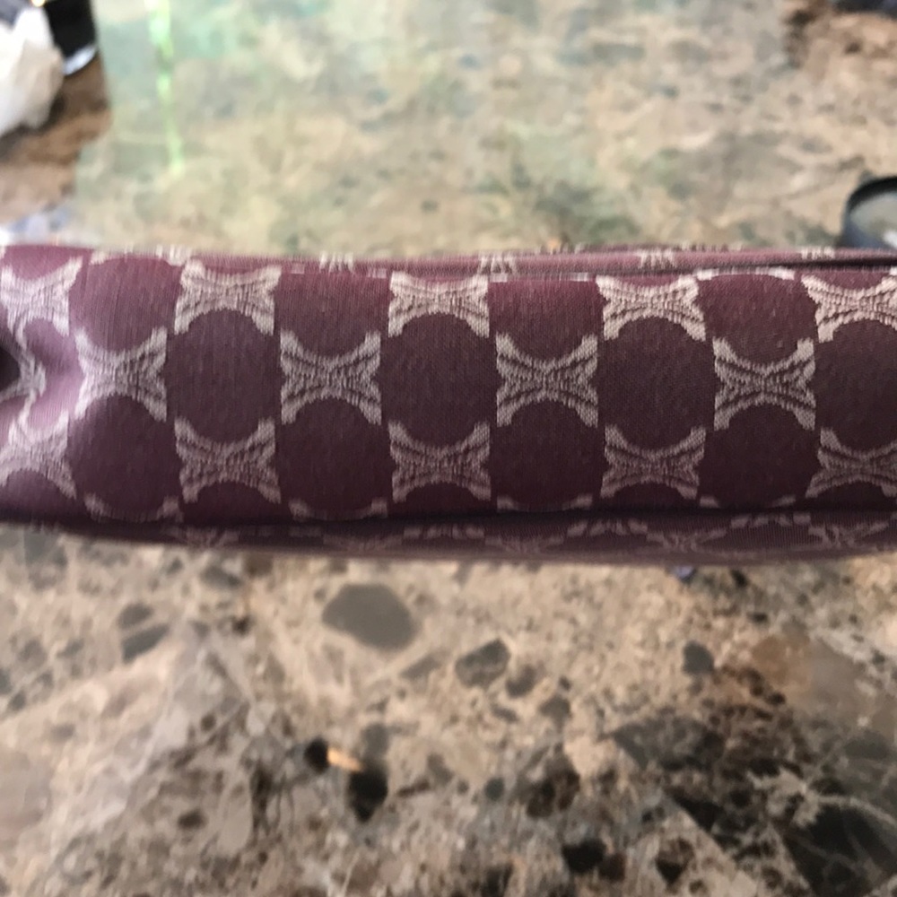 Nine West burgundy and tan purse. - Picture 8 of 8